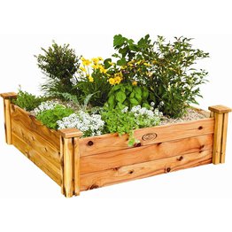 Birdies Raised Wooden Garden Bed